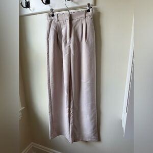 ABERCROMBIE & FITCH Sloane Wide Leg Pleated Pants High Waist Office Career 26